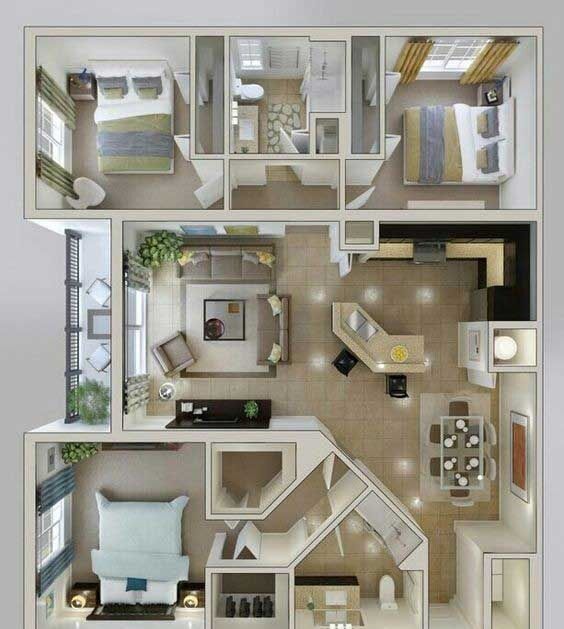 Планировки для вдохновения