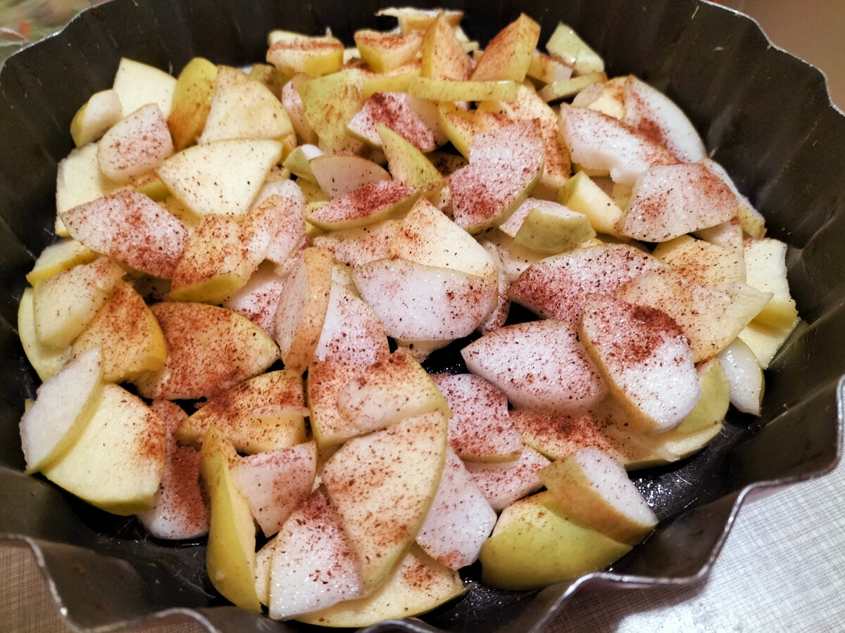 Яблочный пирог за 30 минут
