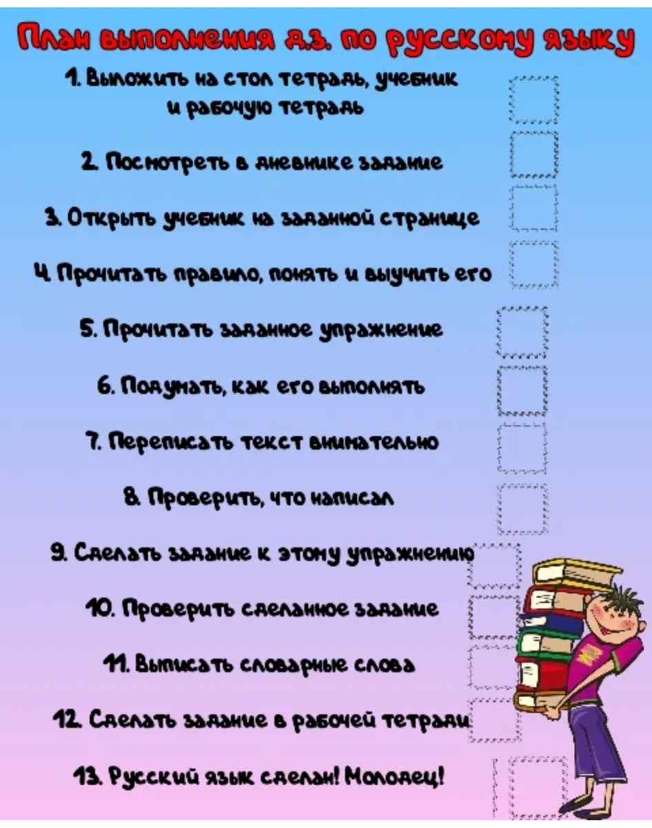 Как быстро сделать уроки — как помочь ребенку быстро выполнить домашнее задание