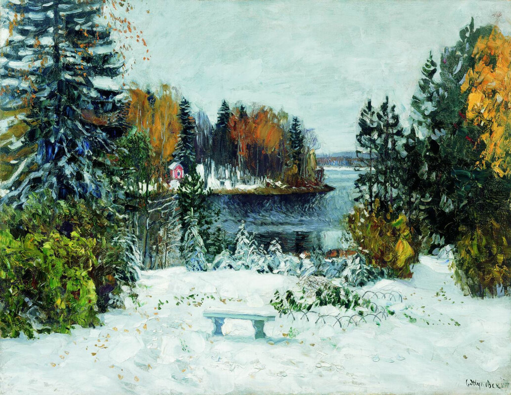 Первая картина маслом