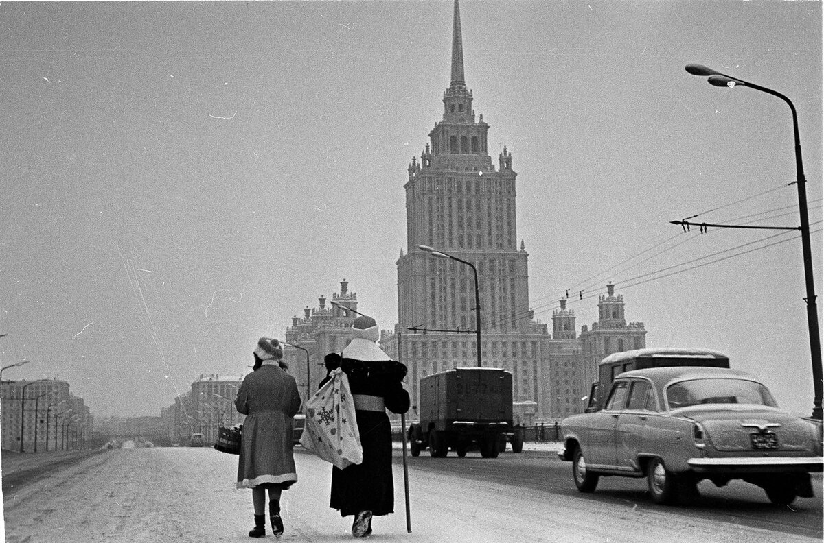 Москва зимой ретро