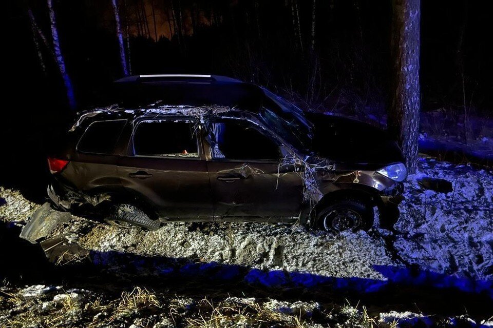     Под Липецком иномарка вылетела в кювет  Пресс-служба ГИБДД Липецкой области.