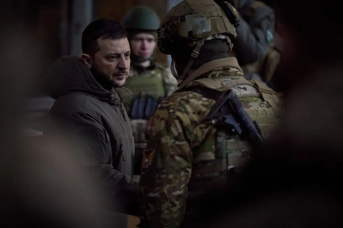 Зеленский в Бахмуте. Фото: t.me | @V_Zelenskiy_official