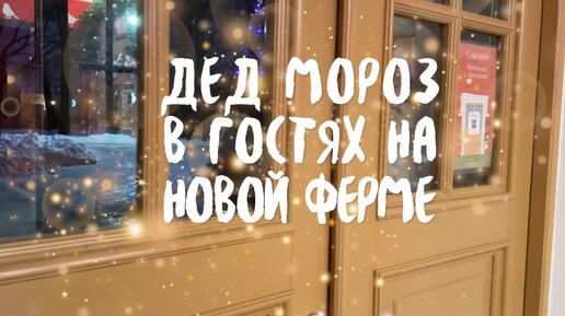 Дед Мороз на Новой ферме🎅