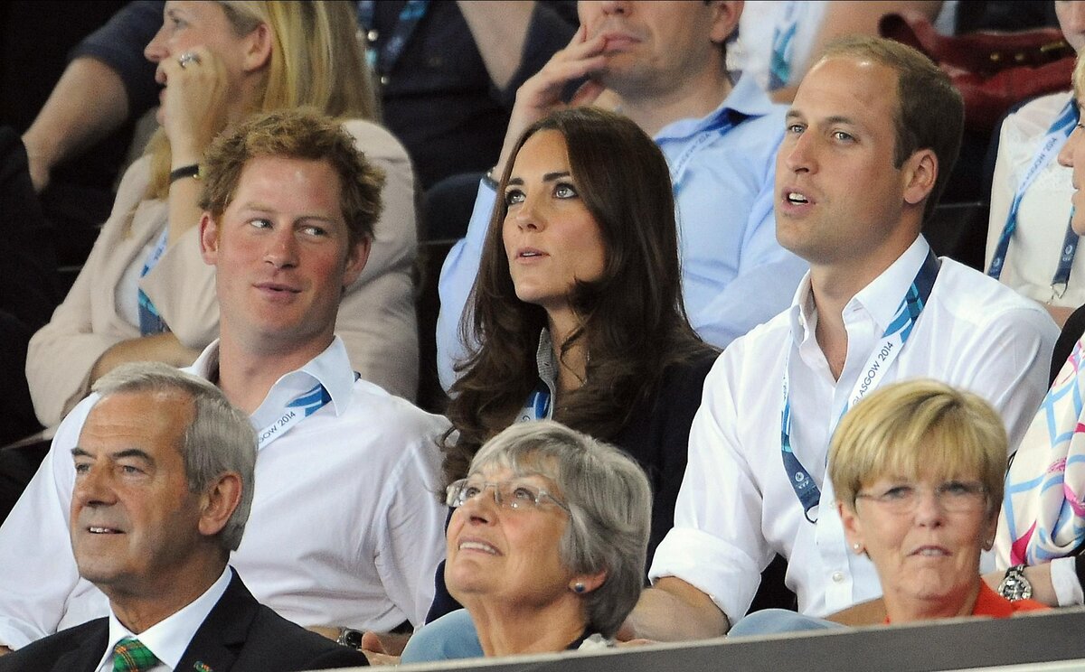    Принц Гарри, Кейт Миддлтон и принц Уильям Legion-Media