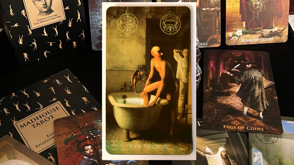 Колода «Madhouse Tarot» Eugene Vinitski, Elsa Khapatnukovski 