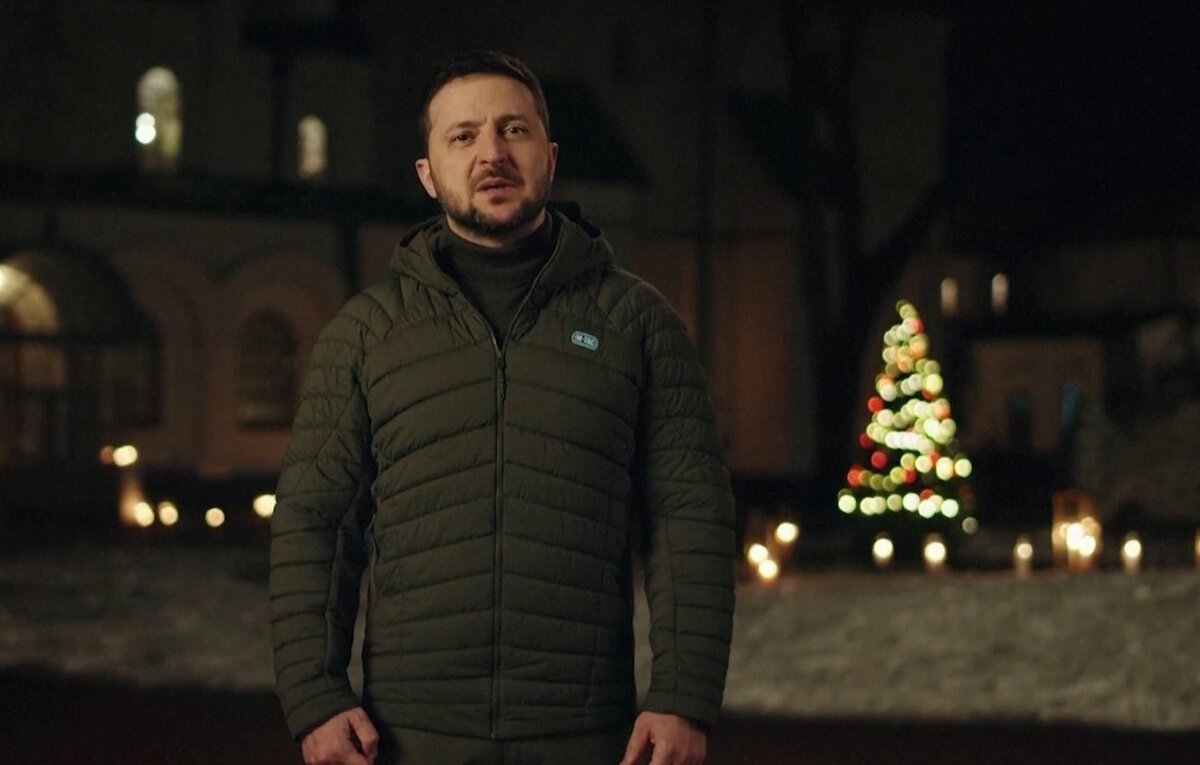    Президент Украины Владимир Зеленский  UKRAINIAN PRESIDENTIAL PRESS SERVICE via Reuters