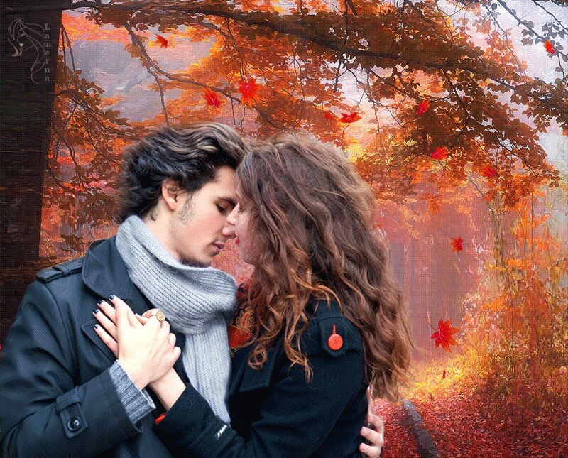 Вновь неожиданный. Осенняя любовь. Осень любовь. Осенняя встреча. Осень влюбленные.