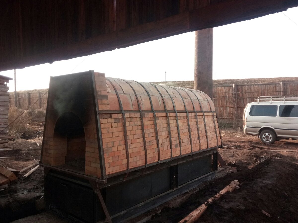 Печь - утилизатор. Готовый вид.