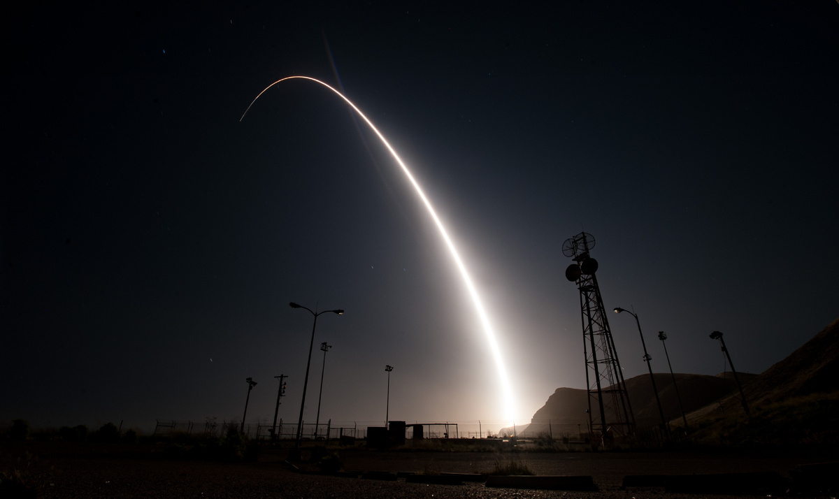 Запуск МБР  LGM-30 Minuteman