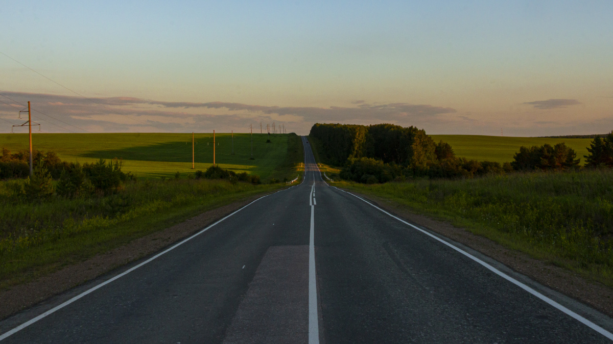 по пути к деревне Акбаш