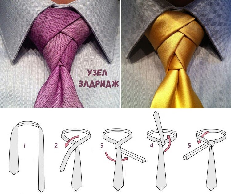 Как завязать галстук двойным узлом