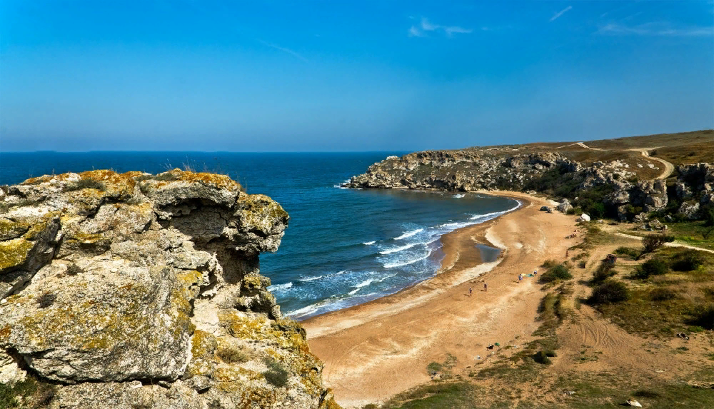 Крым Азовское море Генеральские пляжи