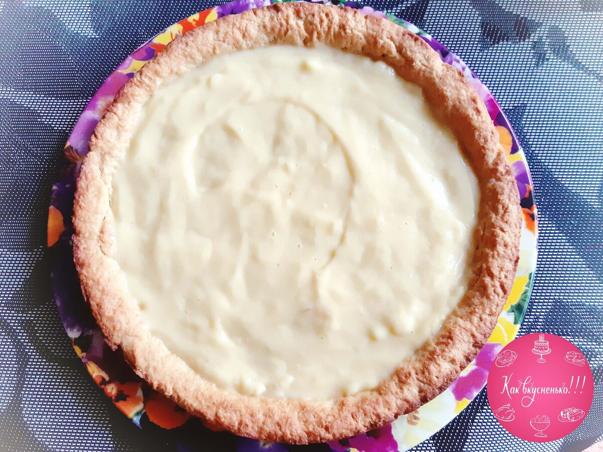 Малиновый тарт с кремом