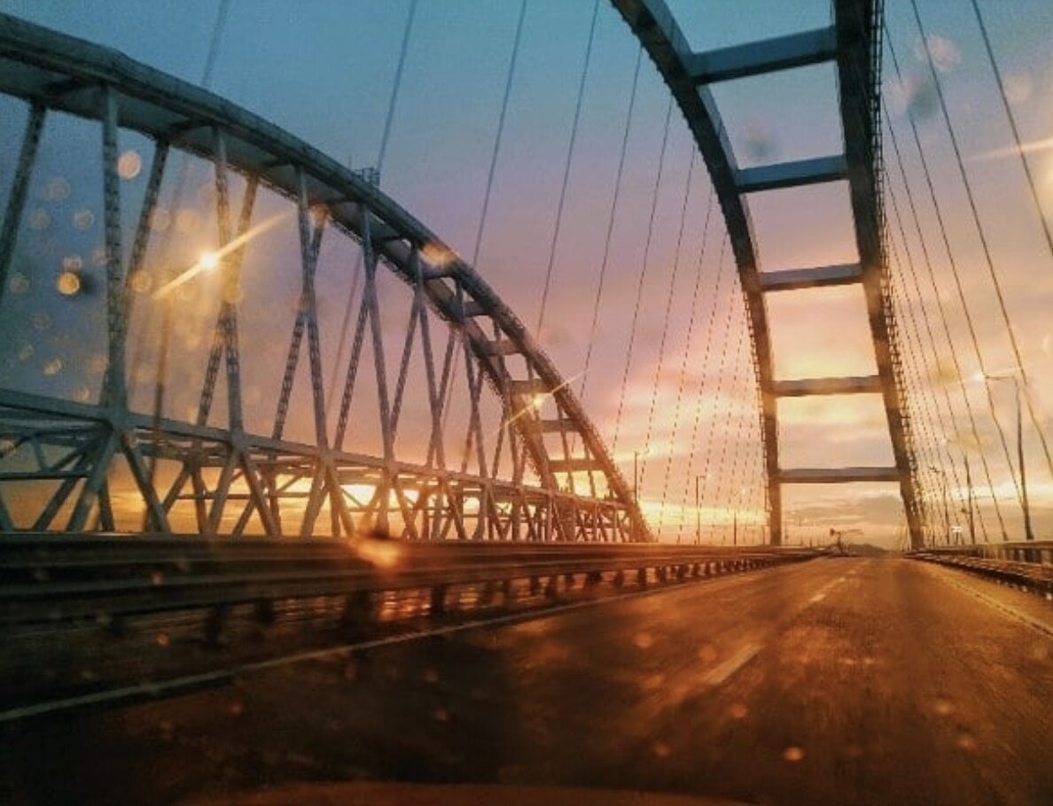 Крымский мост рассвет