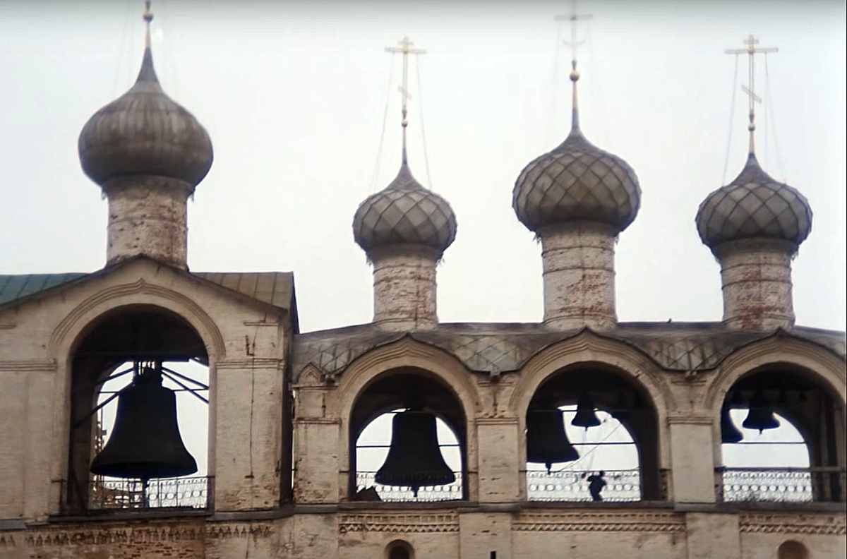 Милославский и Бунша на звоннице