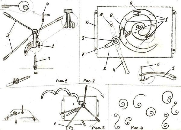 Как сделать улитку для холодной ковки своими руками - инструкция и чертежи