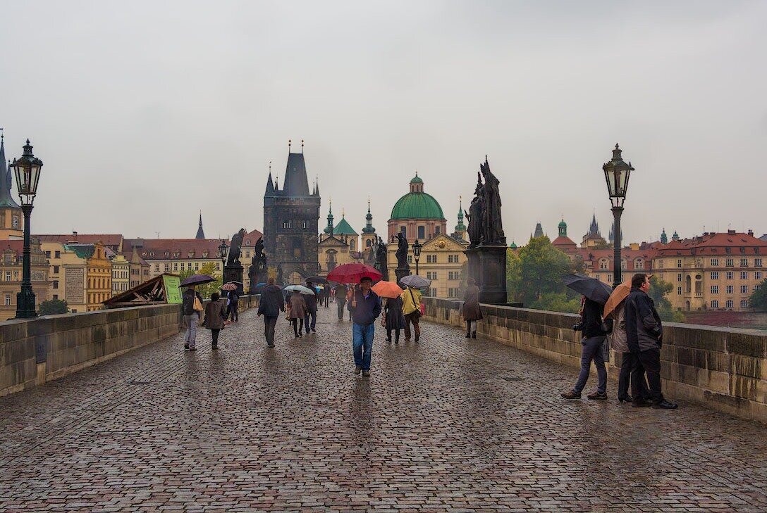Дождливая Прага