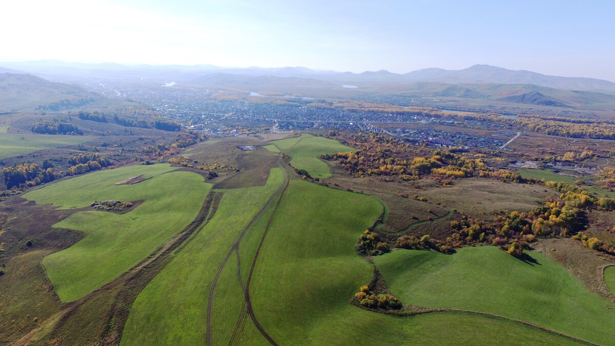 Вид на Майму и Катунь