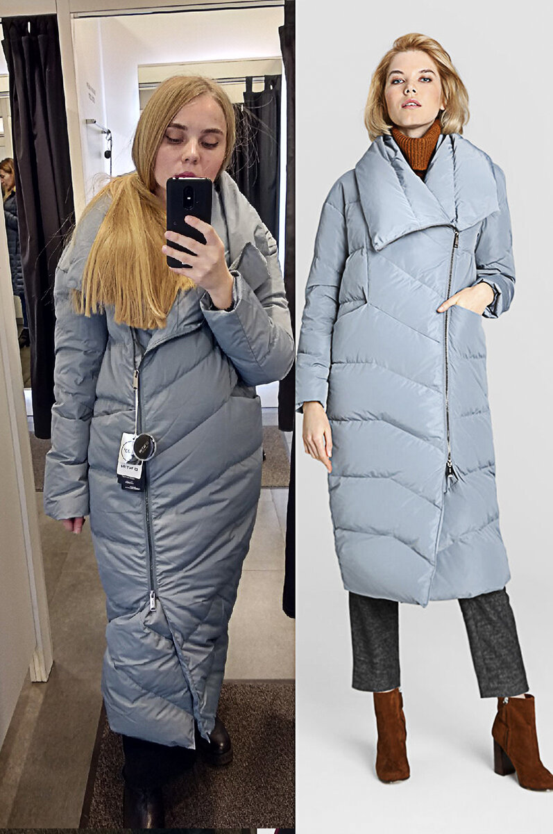 Даже на моей "груше" пальто сидит отлично