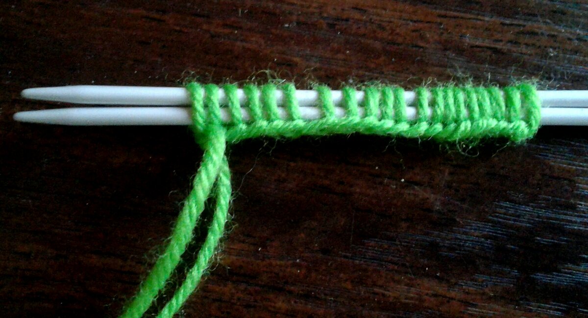 Набрано 20 петель.