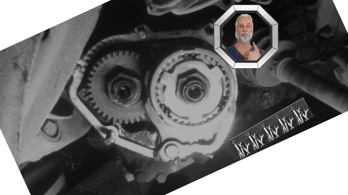 Снял крышку пятой передачи на ВАЗ 2112.