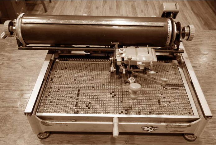 Печатная машинка фирмы «Шуангэ», 1947 год. Источник ya.ru