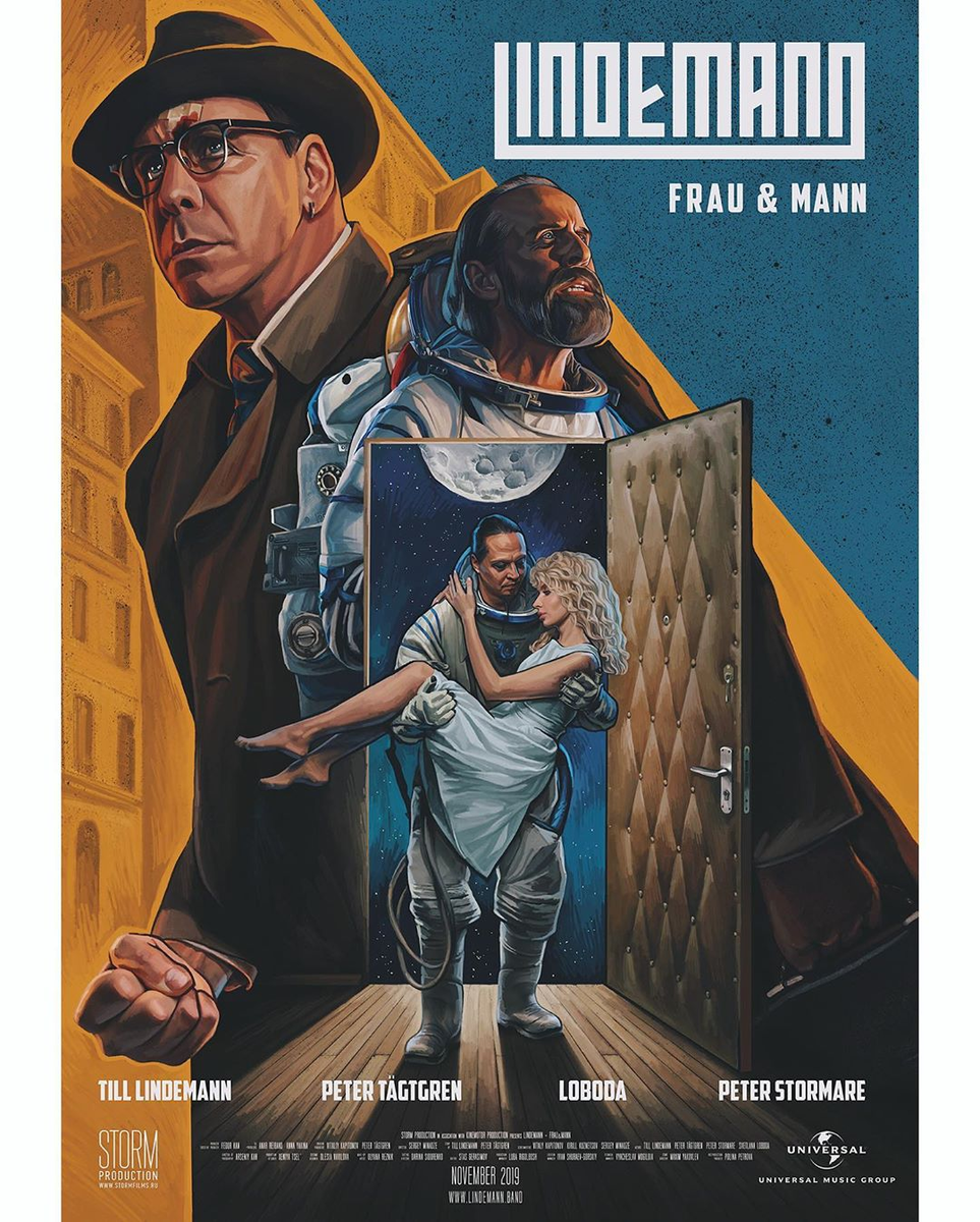 Постер Lindemann с Лободой. Взято с Instagram.