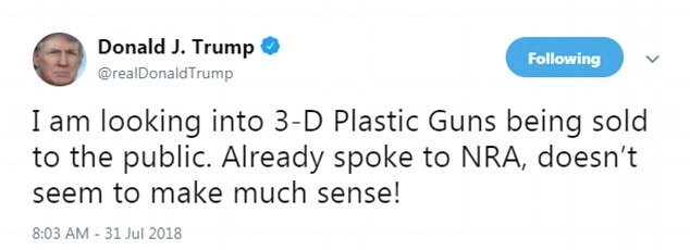 твит Д.Трампа