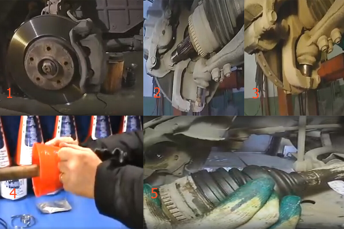 По этапная установка пыльника.