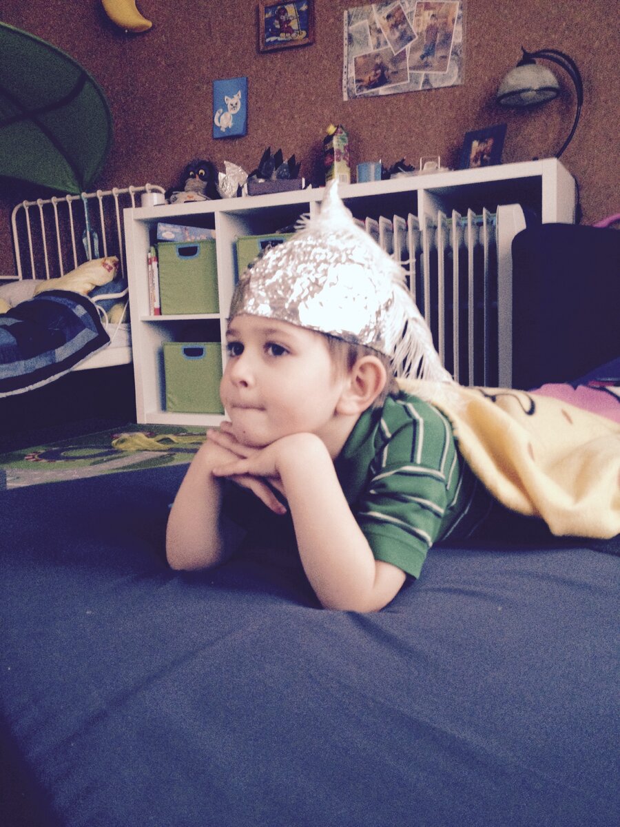 Это мы в образе смотрим мульт про богатырей