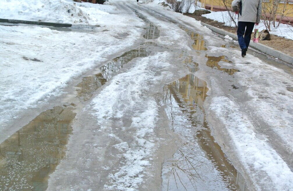 Когда тает снег