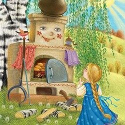 Машенька и печка 