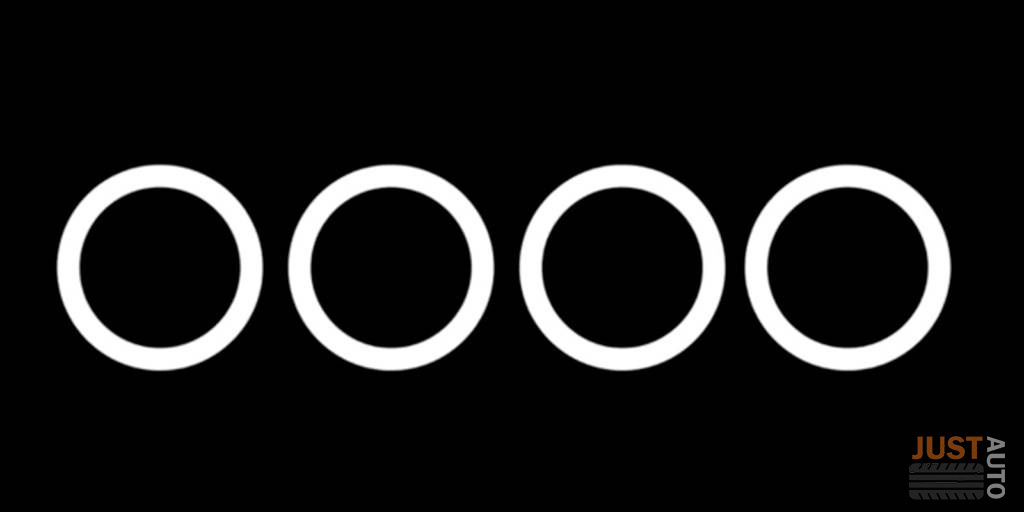 Дистанцированный логотип Audi