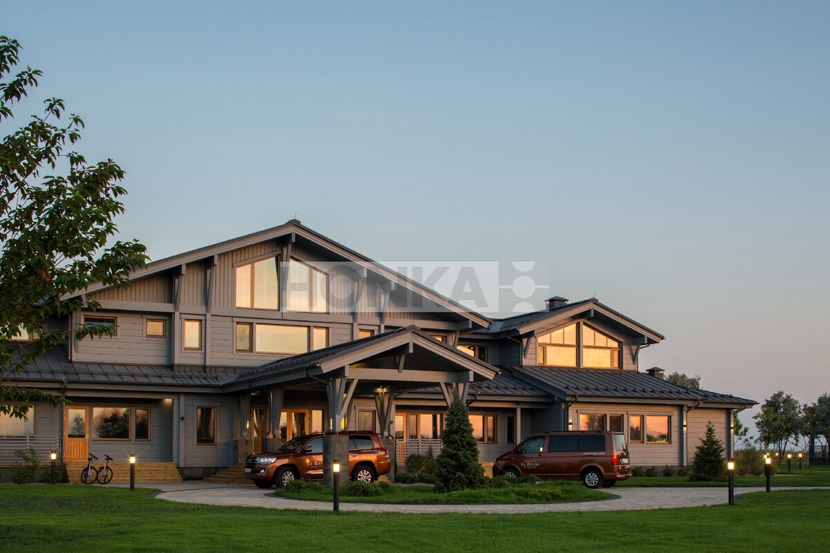 Бутик-отель Ля Дача Астрахань. Архитектор Светлана Веселова, проектная и строительная организация — HONKA (Росса Ракенне СПб)