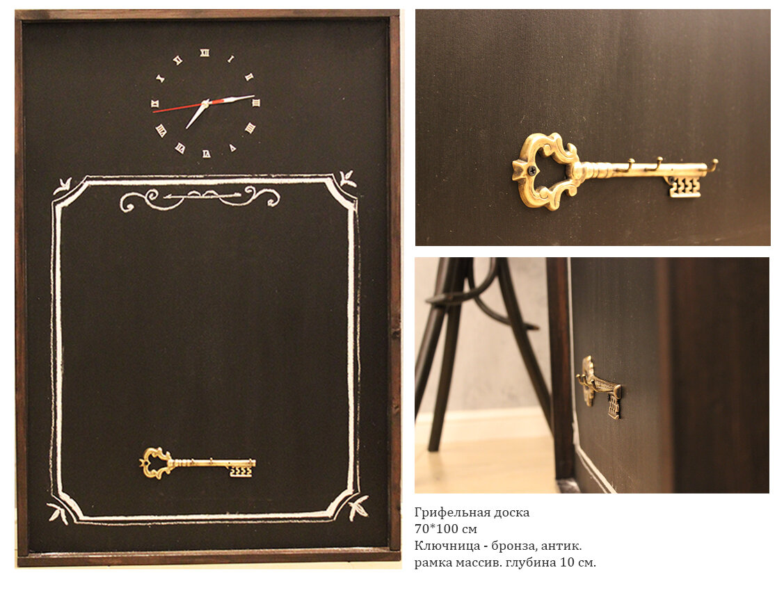 Подарочная грифельная доска для прихожей. 