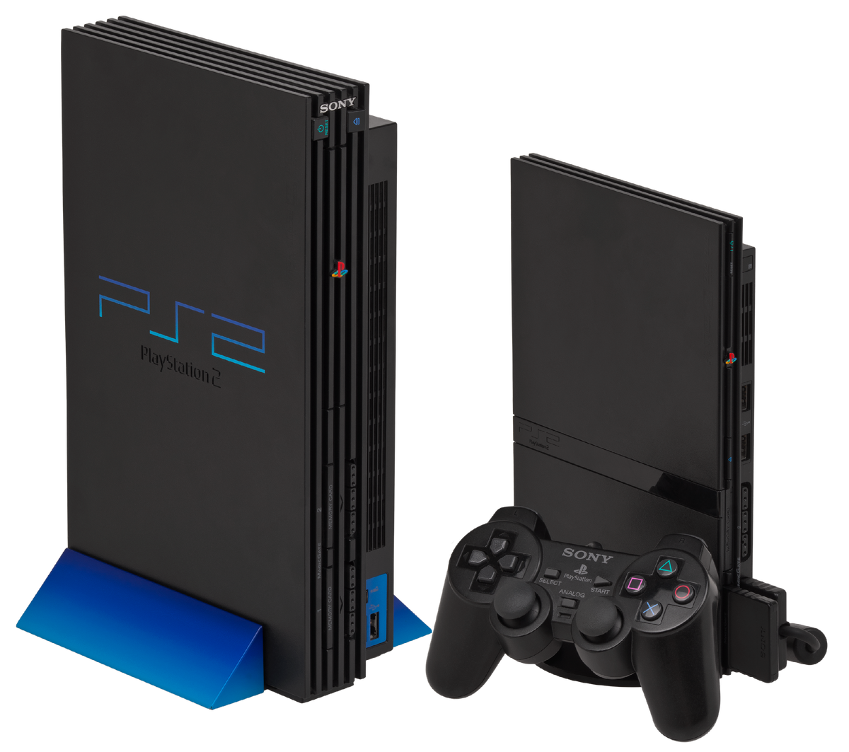  Обычная и slim версии консоли PlayStation 2