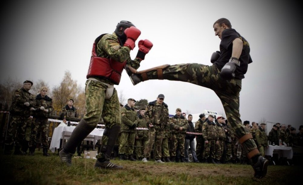 Ножевой бой в спецназе Альфа