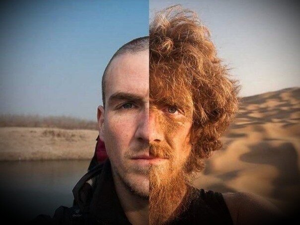Кристофер Рихейдж и его фото до и после большего перехода! | Фото: vk.com 