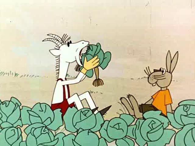 Кадр из мультфильма "Странные приключения козлика Матолека"