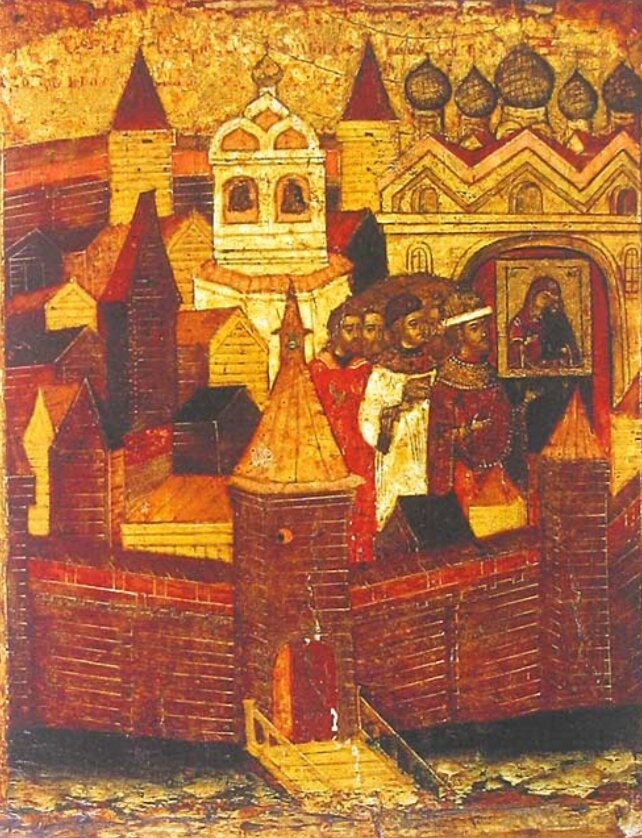 Встреча крестных ходов по случаю морового поветрия 1654 года