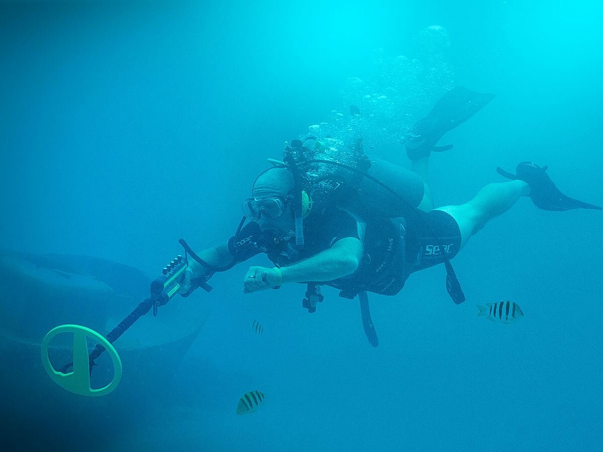 Подводный металлоискатель Diver AT (3 сменных насадки)