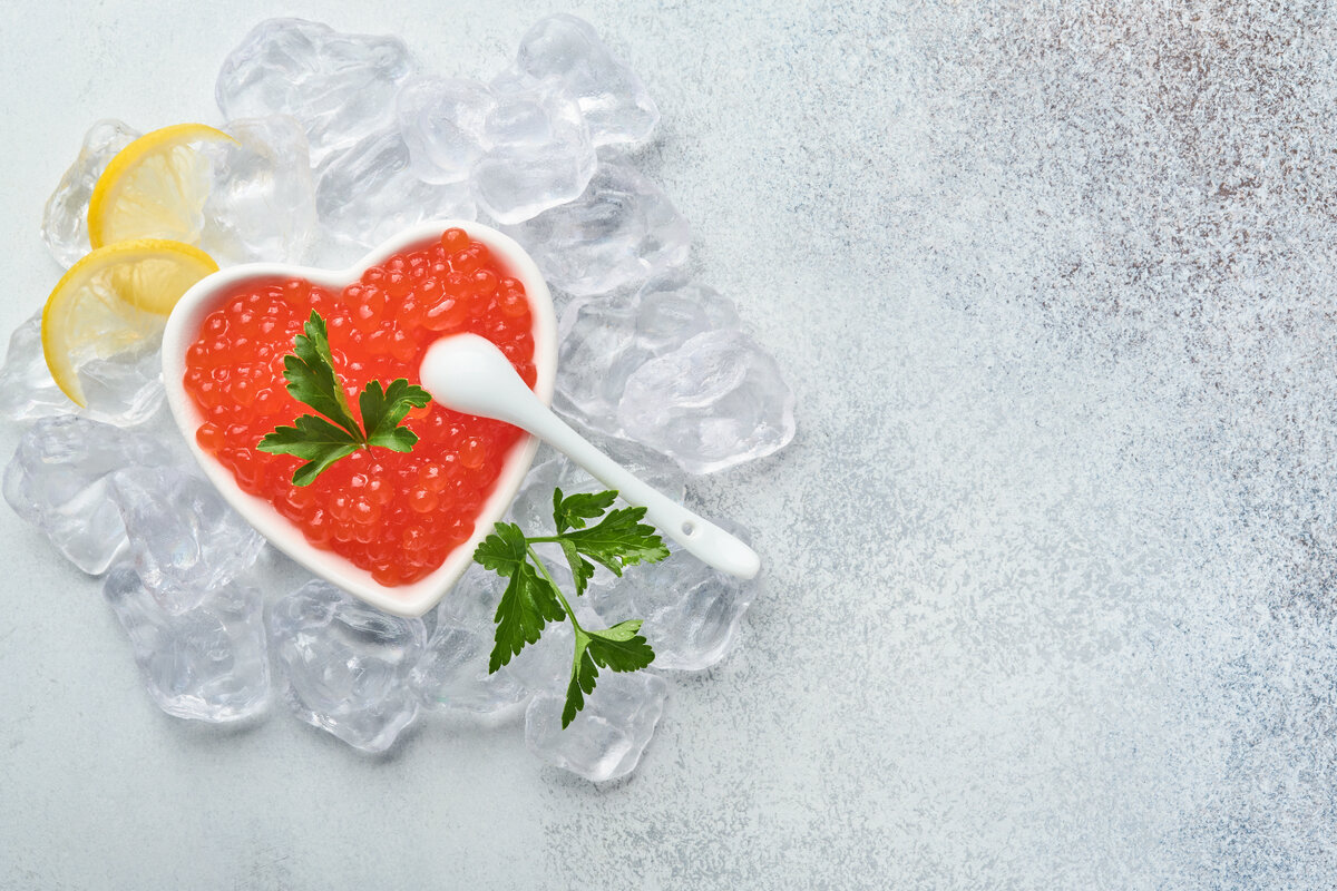 Красная икра.