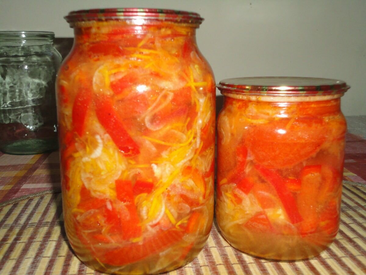рецепт салат помидоры перец раст масло фото 83