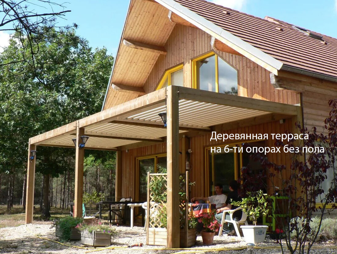 Сборные дома в Тихорецка терраса