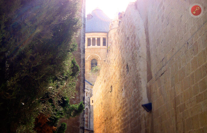 Небесный свет на Сионе (фото автора)