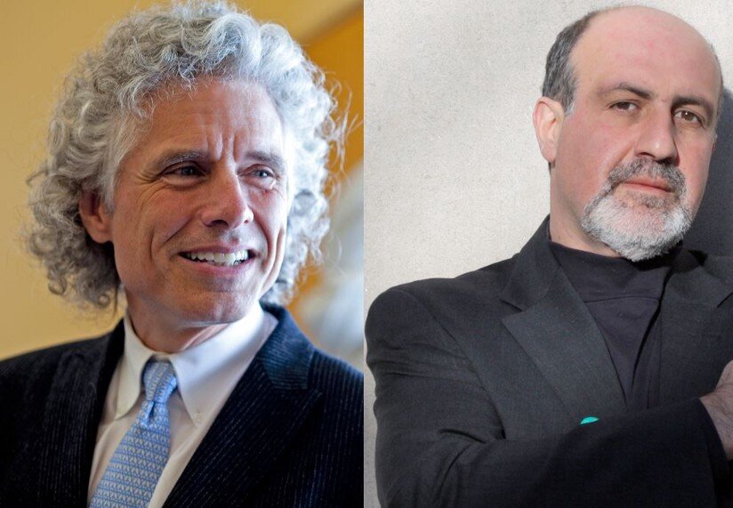 Стивен Пинкер  и Нассим Талеб 