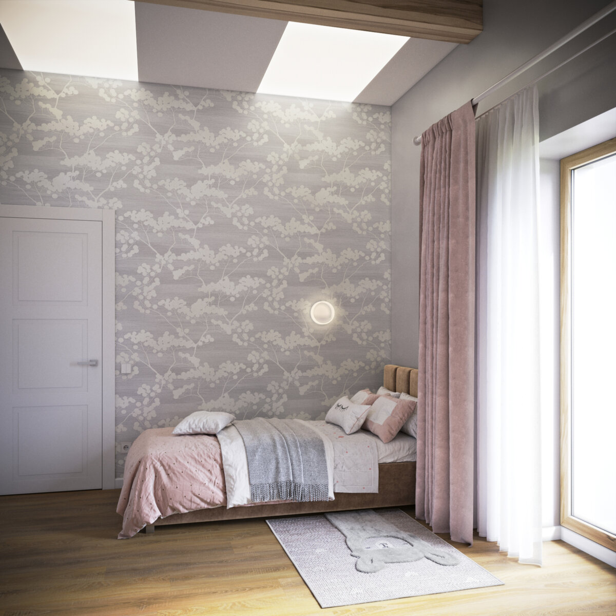 2 вида в детской  девочки №1