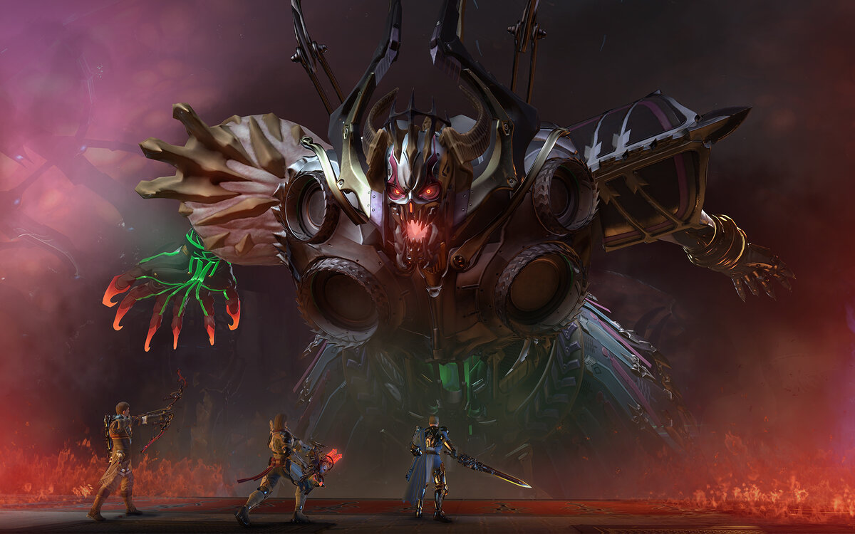 Skyforge Аватар великого бога Танатоса.