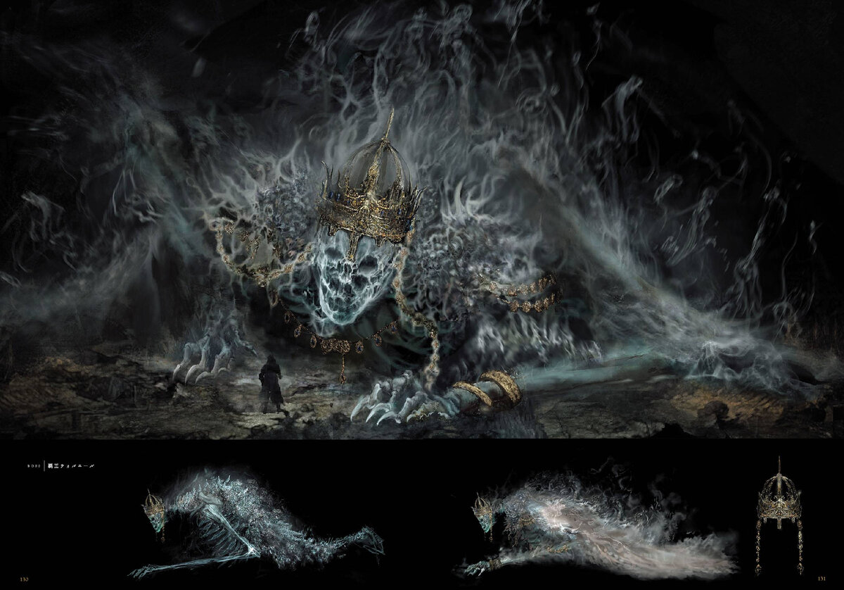 Босс Верховный повелитель Вольнир. Видеоигра Dark Souls 3